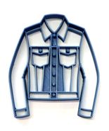 Denim Jean Jacket Detailed Clothing Fashion Cookie Cutter Made in USA PR... - $3.99