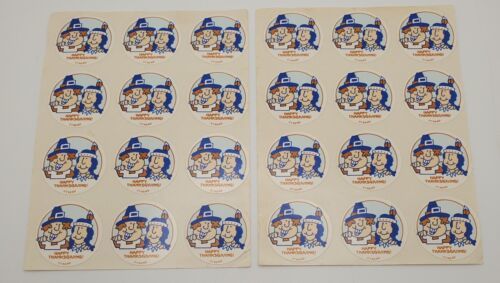Primary image for Vintage Trend Sticker Sheets Happy Thanksgiving UNUSED 24 Stickers