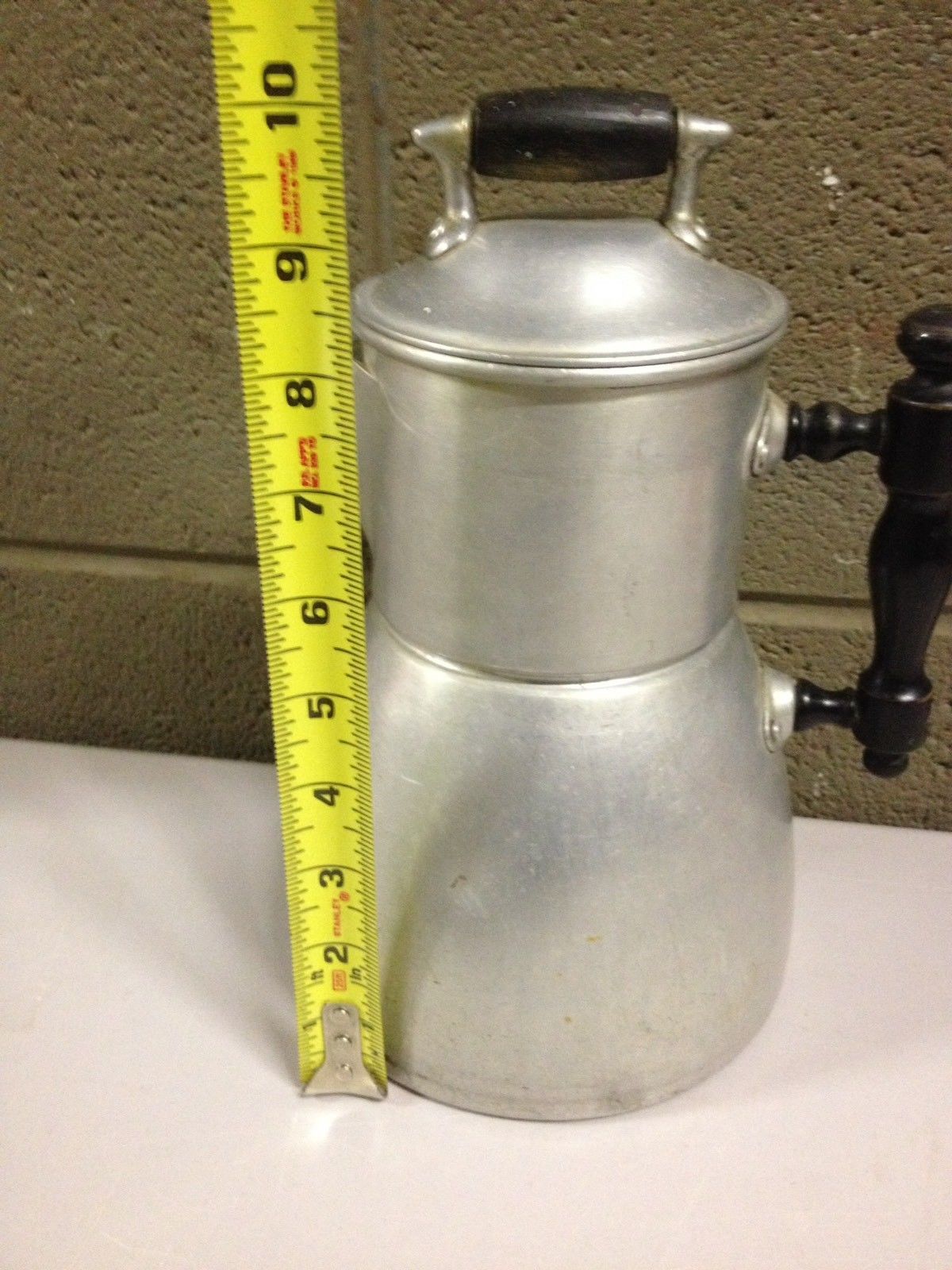 Vintage Wearever Aluminum Coffee Pot Stove Top Percolator Americana