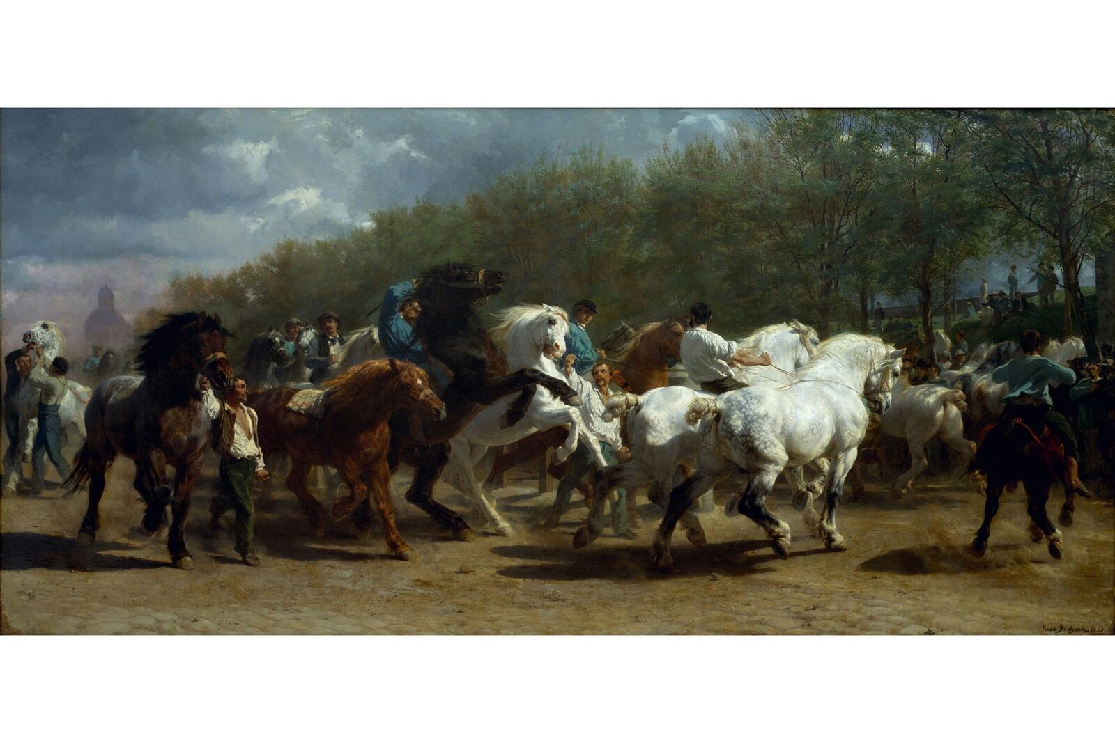 Rosa Bonheur; The Horse Fair, 1855; Fine Art Custom Giclee Print