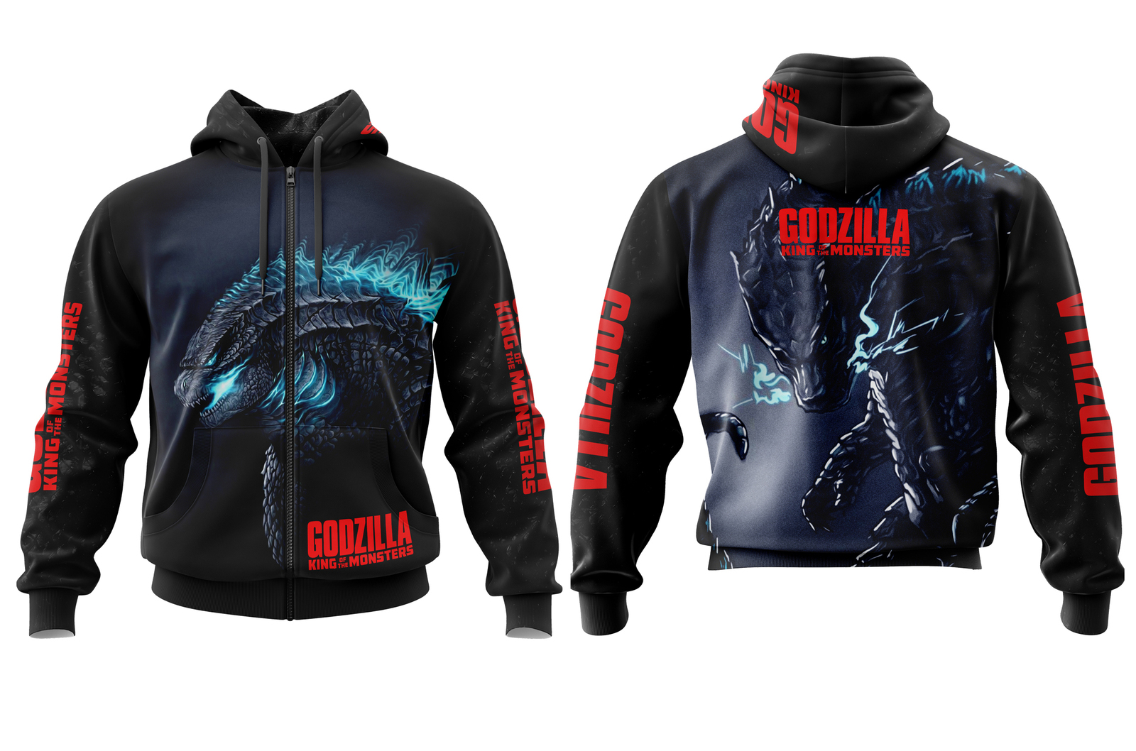Godzilla king of the monsters hoodie Clearance