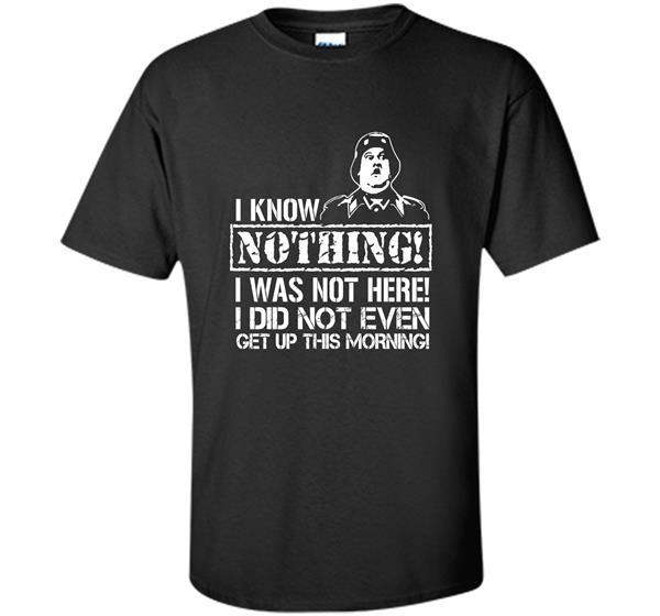 Image of Hogans Heroes i didnt even get up this morning T-Shirt Long Sleeve