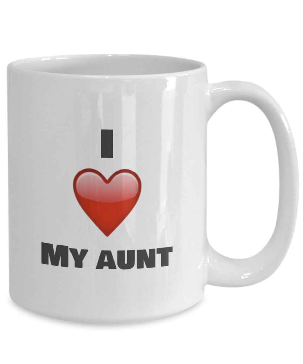 I Love My Aunt Coffee Mug Aunt Ts Idea Kitchen Dining And Bar