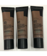 The Body Shop Matte Clay Skin Clarifying Foundation Tamale Cocoa 080 1 o... - $17.62