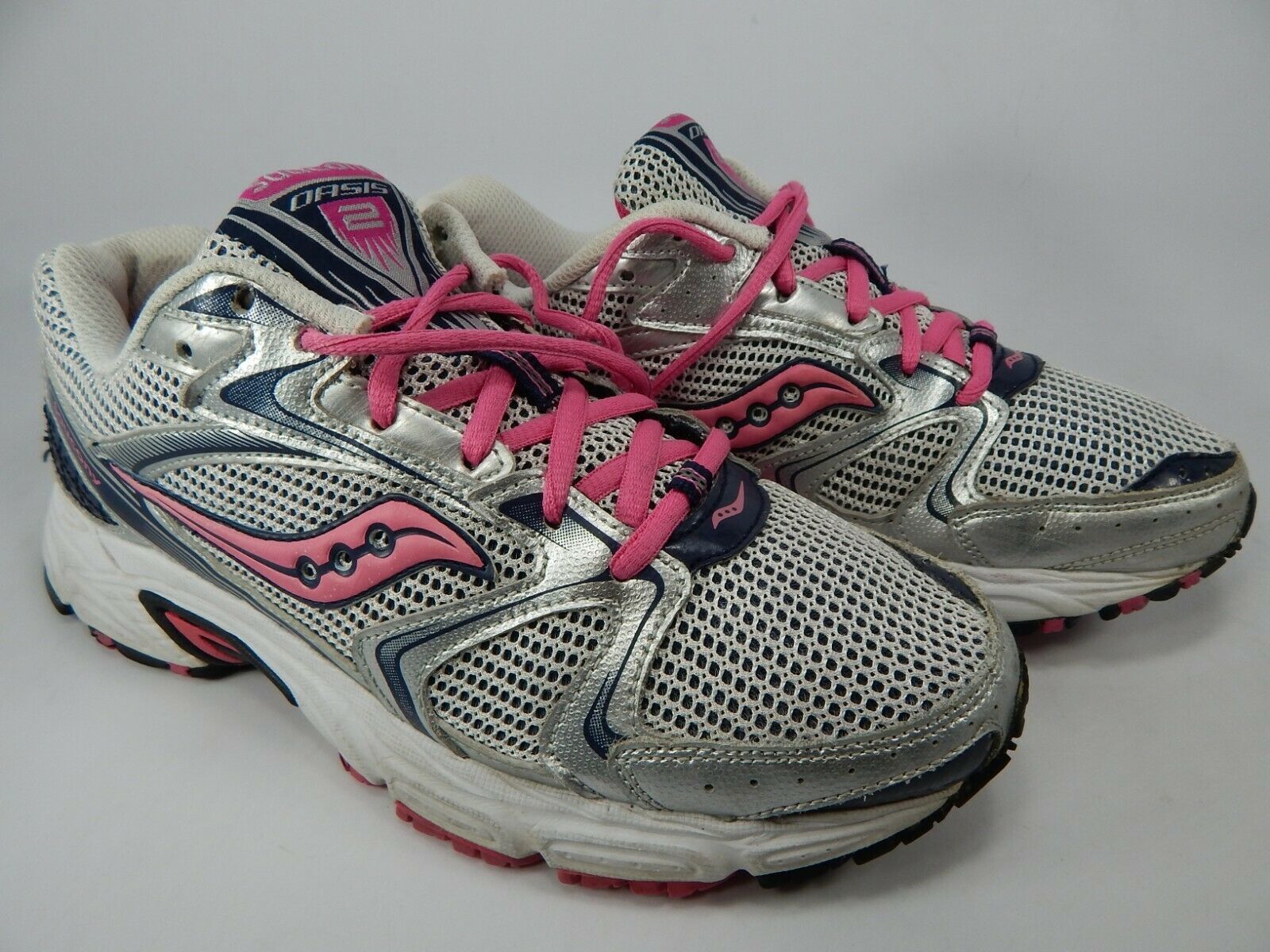 Saucony Oasis 2 Misure 9 M (B) Eu40.5 Donna Scarpe da Corsa Argento ...