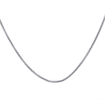 14K White Gold Box Link Chain Necklace 20" 4.1 Grams 1mm - $226.71