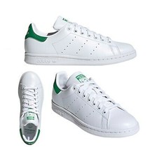 Adidas Women's Originals Stan Smith White and Green Casual Sneakers Size 9½