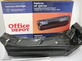 Office Depot Laser Toner Cartridge Replaces HP Q2612A for 1010 1012 Sealed - $14.10