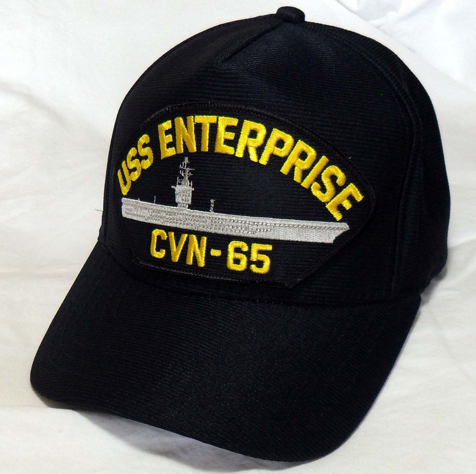 USS ENTERPRISE CVN-65 US NAVY SHIP HAT OFFICIALLY LICENSED BALL CAP ...