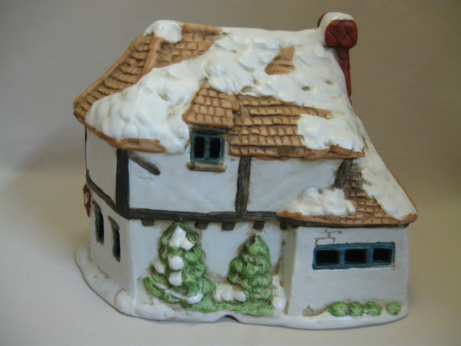 Bisque Porcelain The Village Market Building Christmas Village Villages, Houses