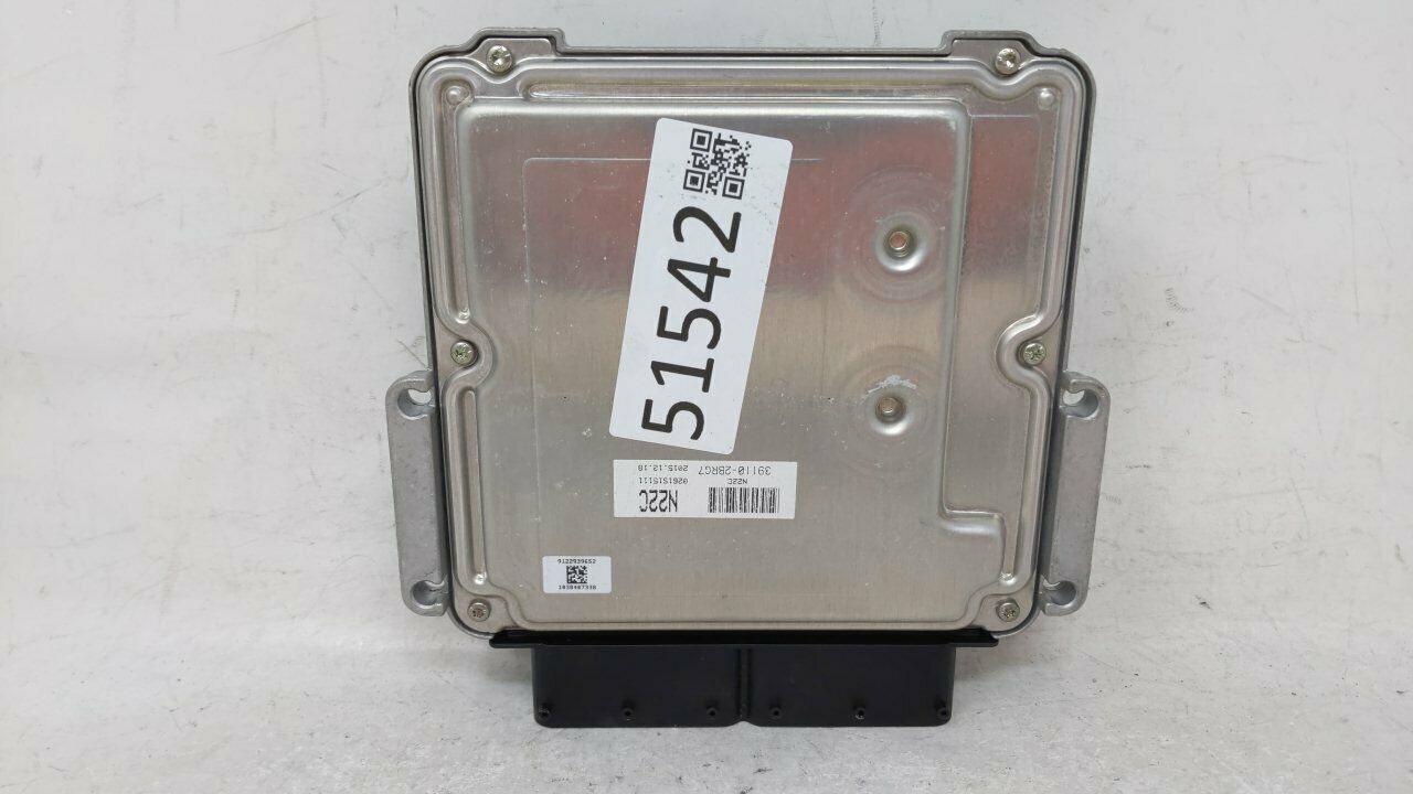 2015-2017 Hyundai Accent Engine Computer Ecu Pcm Oem 39110-2brg7 51542 ...