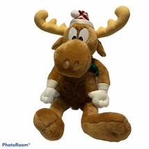 Vintage Macy’s Christmas Bullwinkle Large Plush Stuffed Animal Moose 24&quot;... - $28.04