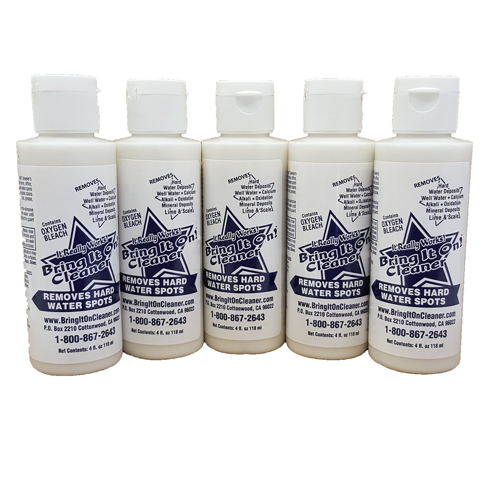 Bring It On Cleaner Shower Door Hard Water Spot Stain Remover 4 Ounce