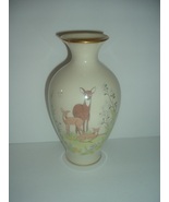Lenox Mother&#39;s Day Vase 1984 Deer Flowers - $39.99