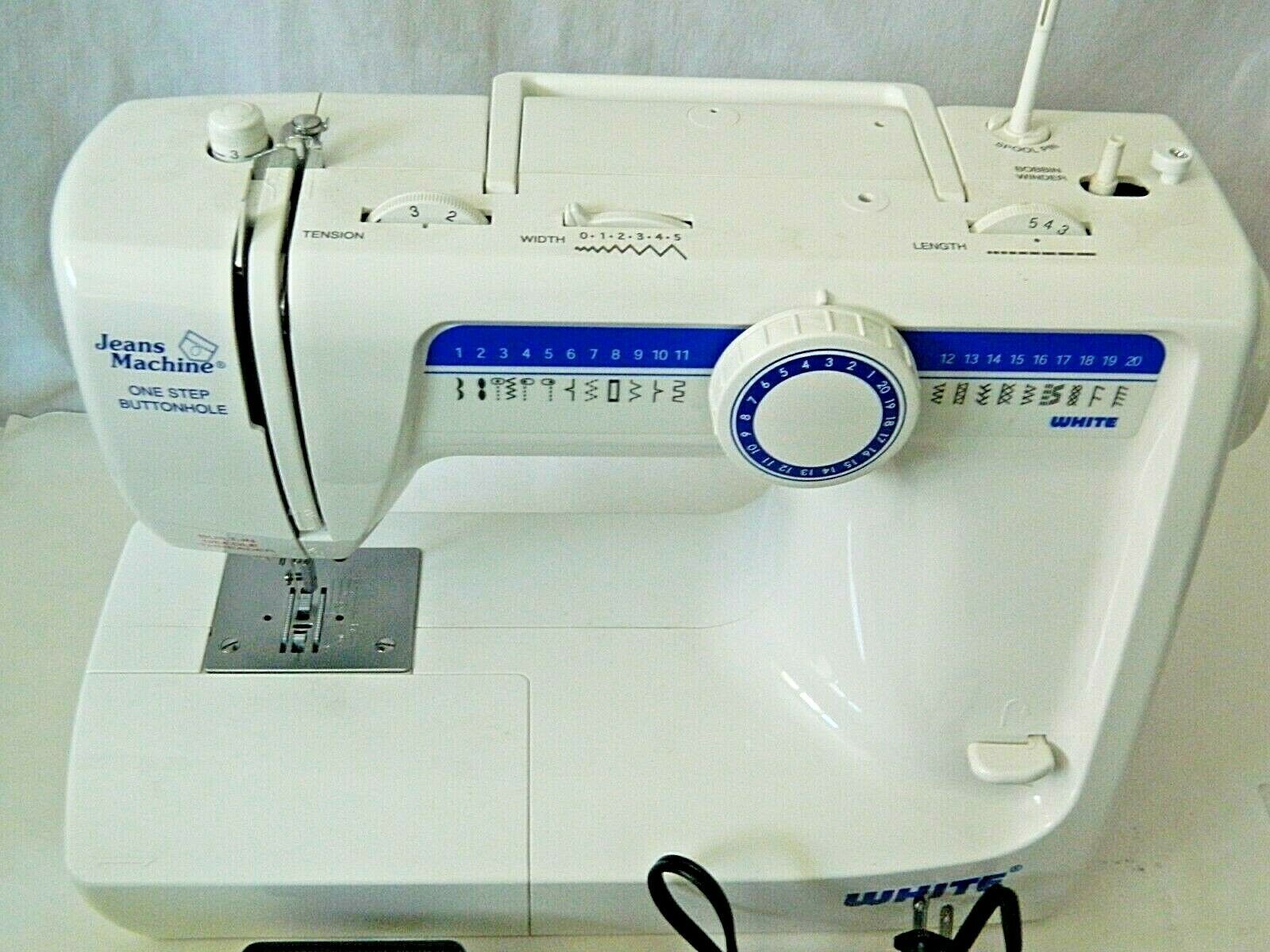 White Jeans Machine Sewing Machine Model 4042, HEAVY DUTY Sewing