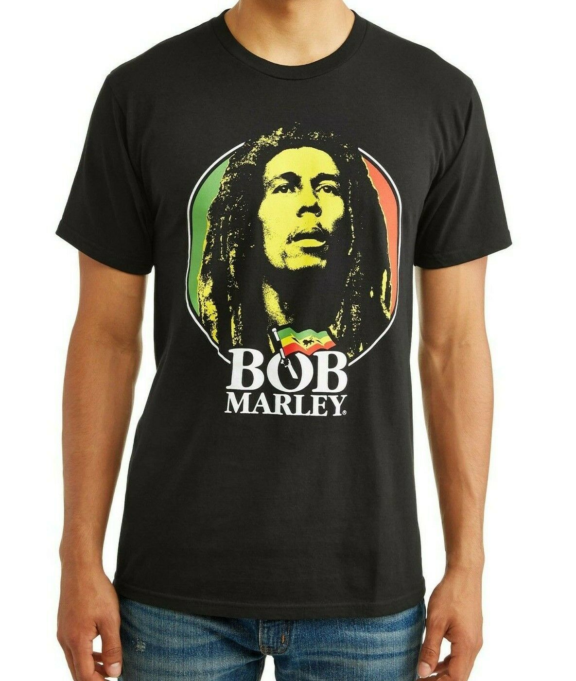 Bob Marley Reggae Zion Rootswear Black T Shirt Mens Size Small-2XL - T ...