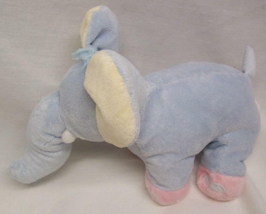 small blue elephant stuffed animal