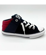 Converse CTAS Axel Mid Alley Black Red White Kids Casual Shoes 665356F - $41.95