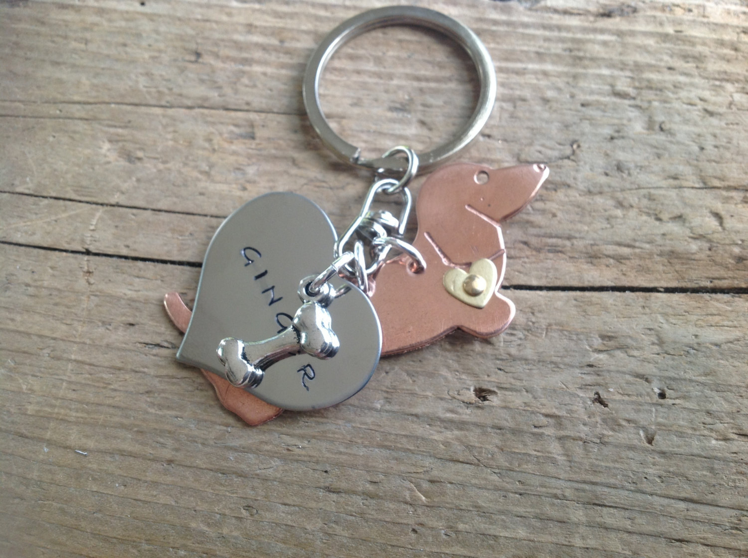 Dark Swivel Keychain NEW Labradoodle