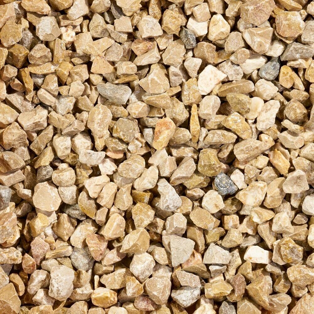 bags of crushed stone