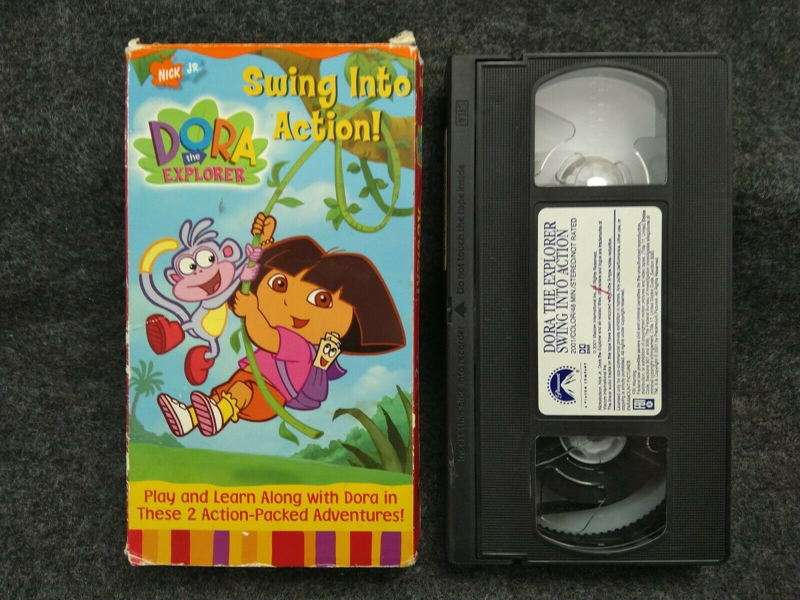 VHS Dora the Explorer - Swing Into Action (VHS, 2001) - VHS Tapes