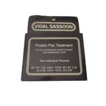 Vintage 1980s Vidal Sassoon Protein Hair Treatment In Original Box NOS .... - $23.16