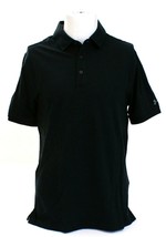 Under Armour Black Charged Cotton Pique Short Sleeve Polo Shirt Men&#39;s NWT - $44.99