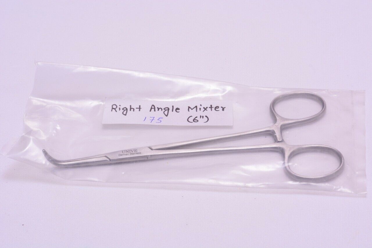 Mixter Right Angle Clamp Forceps 6 Inch Open Surgical Instruments Forceps