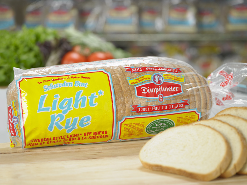 Dimpflmeier Swedish Style Light Rye Bread 4 Loaves 680g each Canadian