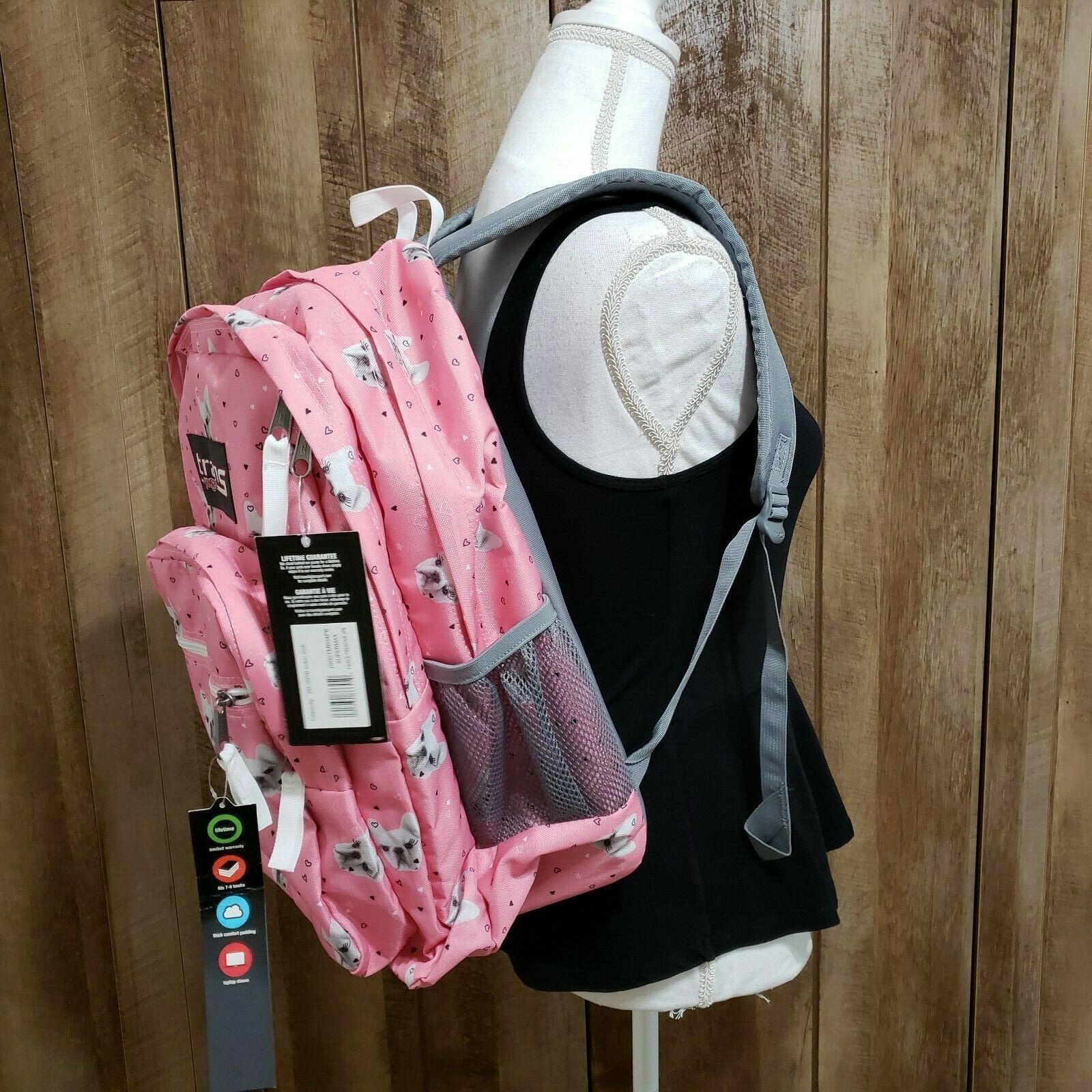 jansport french bulldog backpack