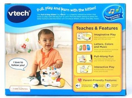 1 Count Vtech Pull & Sing Kitten Teaches 30 Plus Songs Melodies Sounds & Phrases image 2