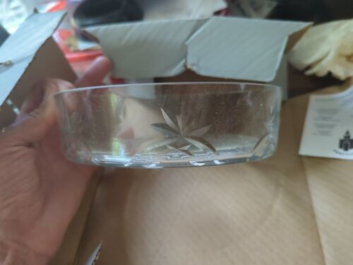 PARTYLITE ~ HB3200U ~ 3 WICK HOLDER ~ CUT GLASS ~ BOWL ~ RETIRED ~ NEW! - $9.90