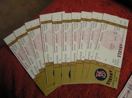 California Angels Ticket Stub W/Matching Parking Pass Vs. Cleveland  8/26/1994 - $3.99