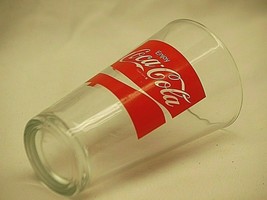 Coca Cola Coke Label Decal Cooler Glass Tumbler Libbey Glass Company - $24.74