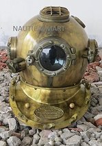 NauticalMart Scuba Diving Divers Helmet U.S Navy Mark V Solid Steel 