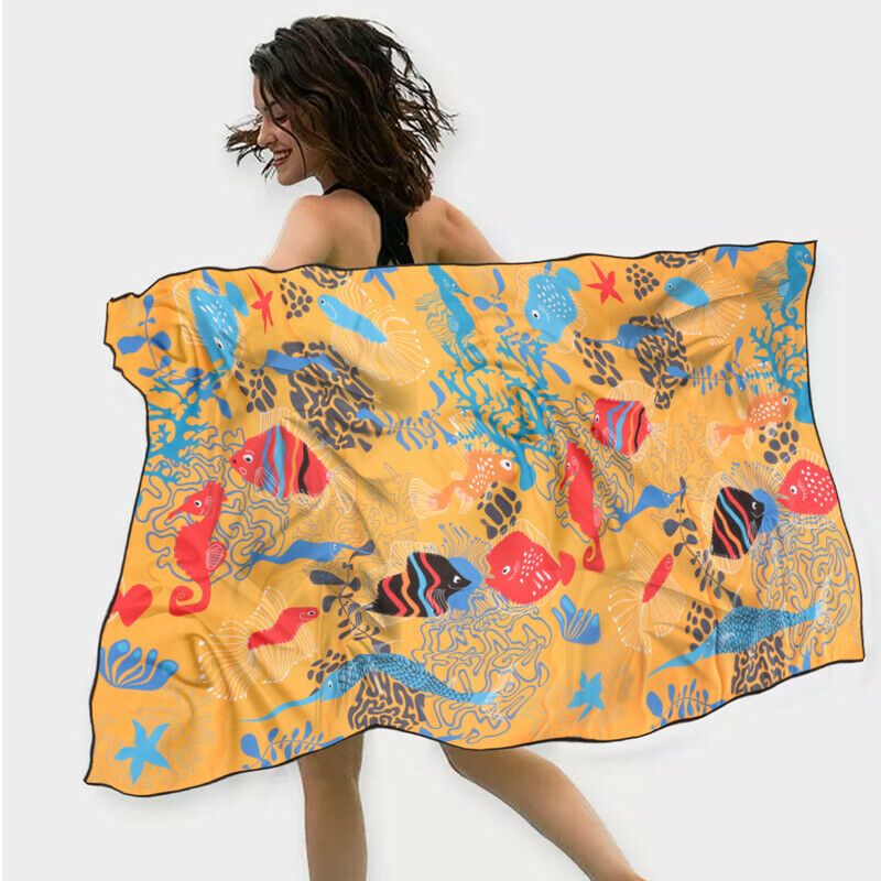 Microfiber Beach Travel Towel Large Sports Gym Quick Dry Outdoor