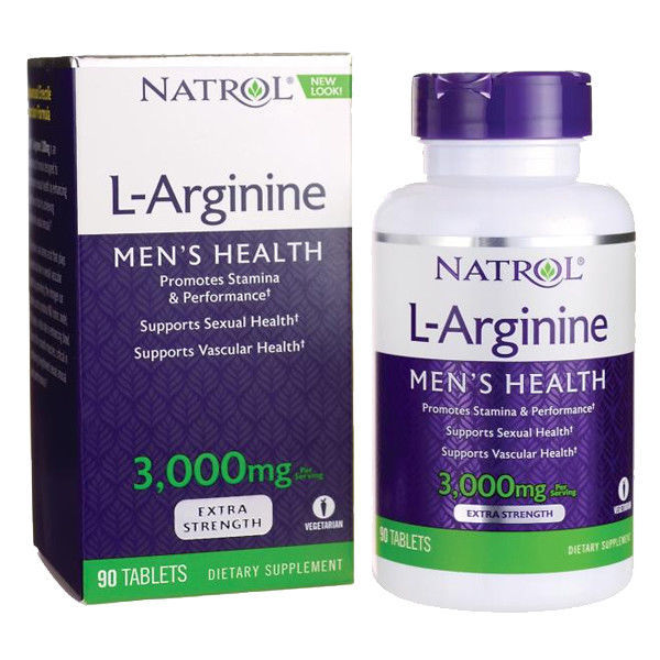 L-Arginine 3000mg 90 Tablets Natrol Exp 2024 Vitamin B-12 Fish Free/Milk Free - $19.14