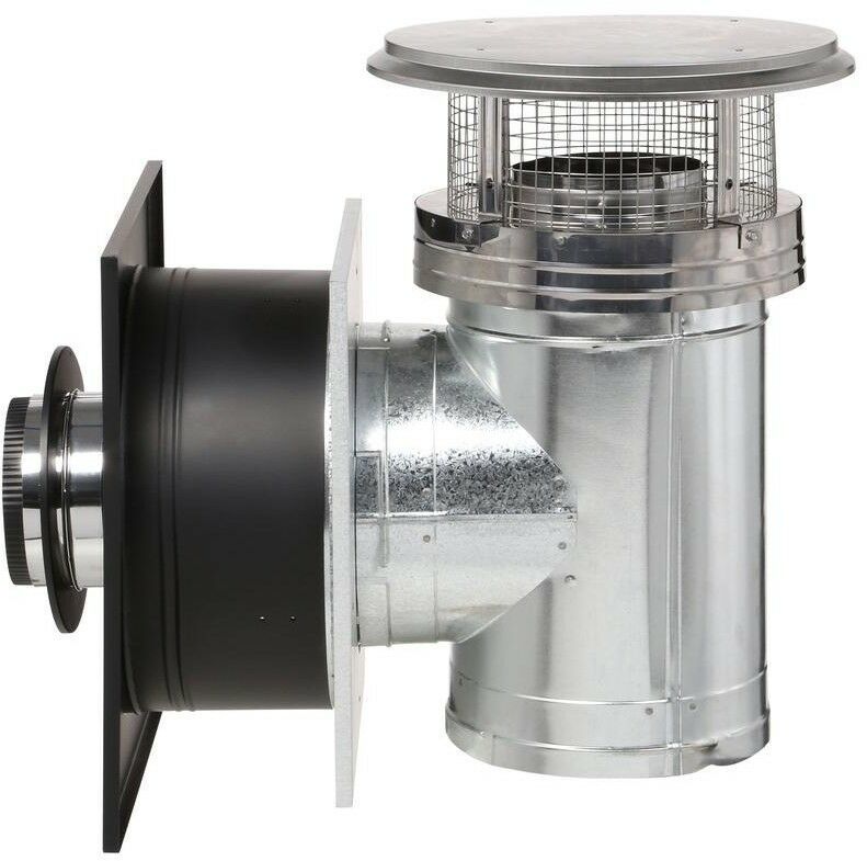 DuraVent Chimney Stove Vent Kit 6 in. 24 Gauge FireSafe TwistLock