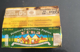 Original WW2 German &#39;Efka&#39; Cigarette Rolling Papers Pack with revenue stamp - $18.75