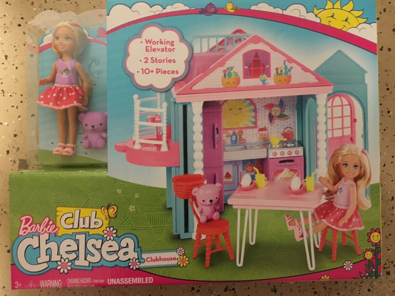 barbie club chelsea playhouse doll set