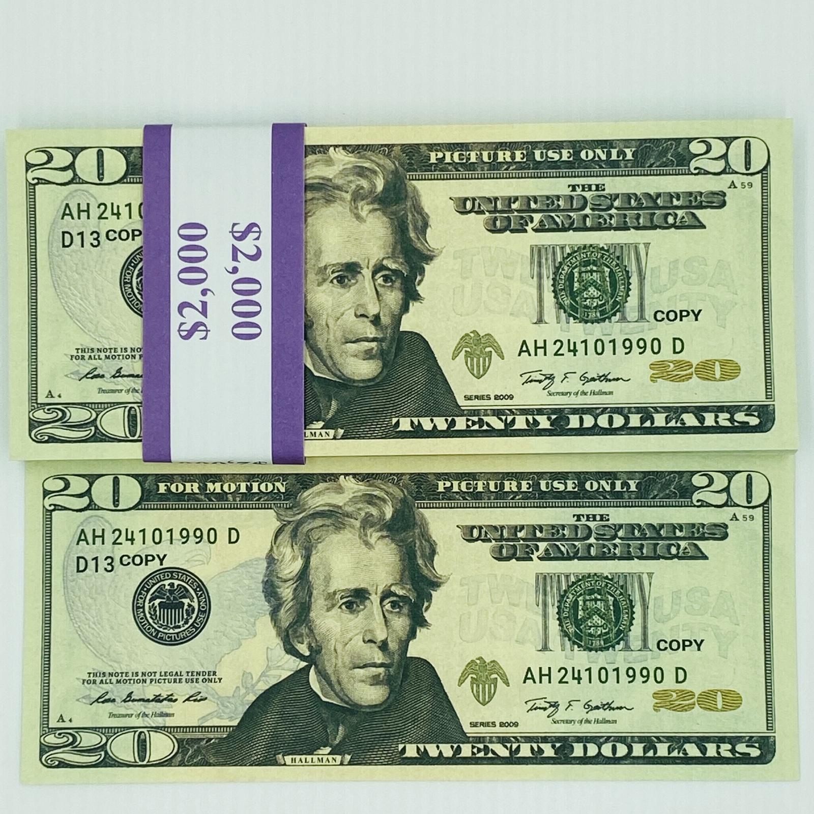 Replica Fake Copy Prop MoneyRealistic Prop Full print prop bills
