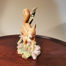 Vintage Squirrel Figurine, Ceramic Animal Statue, Made in Taiwan, 1980s image 4
