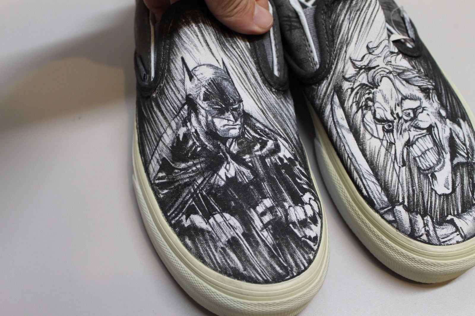 ascia Diacritico batman vans shoes 