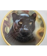 Cat Kitty Lenox Collector Plate &quot;Black Panther&quot; Artist Qua Big Cats Of W... - $46.75