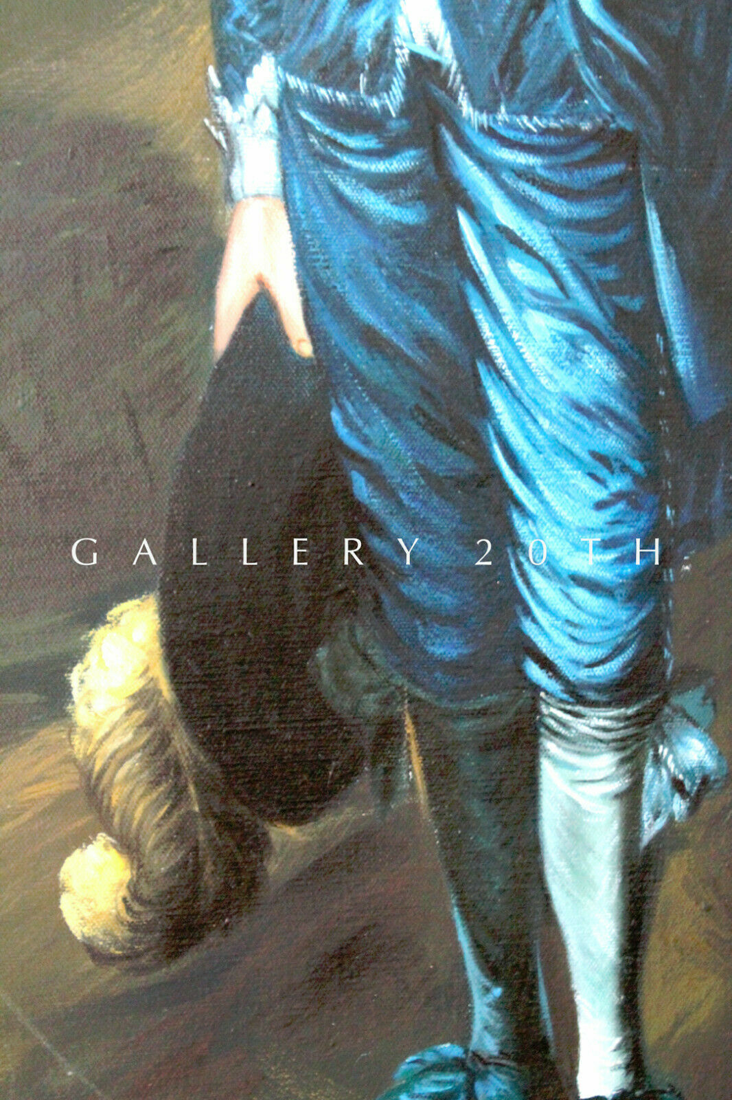 BLUE BOY! ORIGINAL ART OIL PAINTING! SUPERB THOMAS GAINSBOROUGH