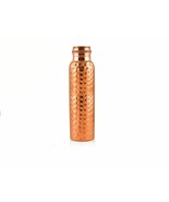 Hammered Copper Water Bottle 1 Litre Leak Proof Joint |Storage Water E816 - $32.67