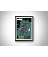Gotham City Map Wall Art - $14.85+