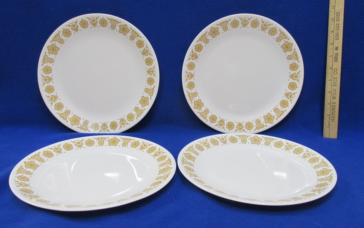 Corelle Dinner Plates Erfly Gold Set 4 And Similar Items Corelle Dinner Plates Erfly Gold