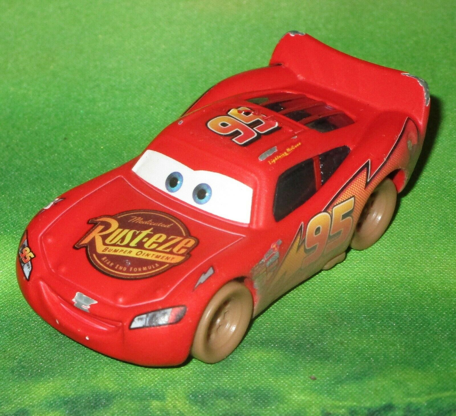 Mattel Disney Pixar Cars - Lightning McQueen with dirt - Metal Die-Cast ...