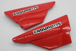 fits Yamaha DT175MX 1979 To 1993 for Motorcycle Side Cover Set - Red - $64.01